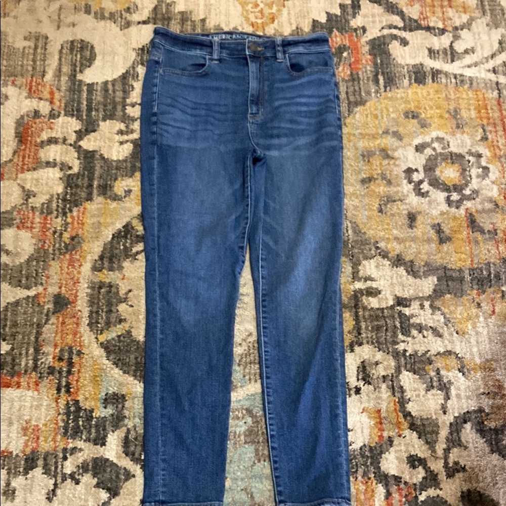 AE Highest Rise Jegging Women's size 10 Regular Blue Jeans